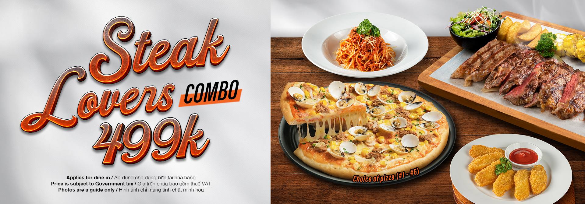 Steak Lovers Combo 499K